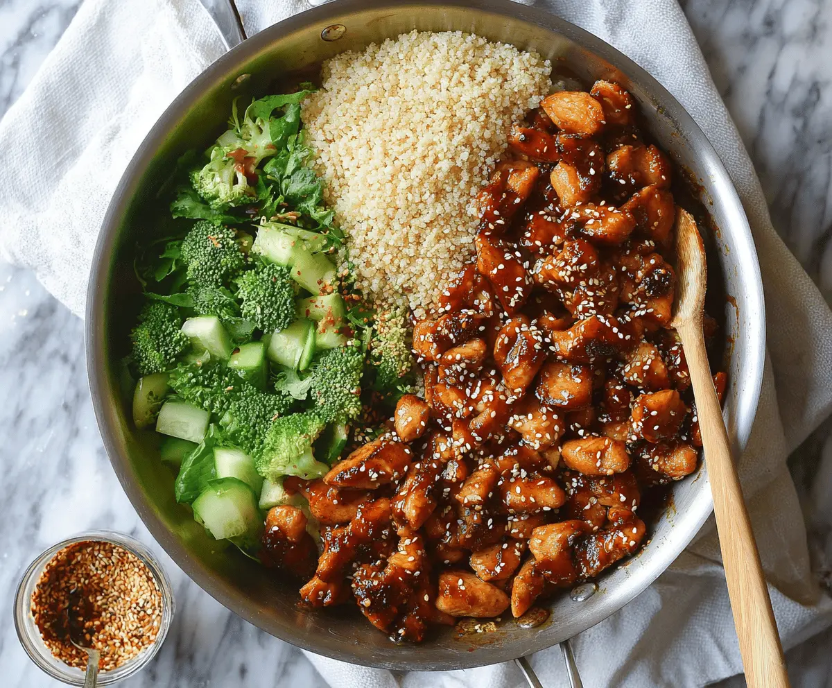 Easy Sesame Chicken Bowls Recipe for Dinner