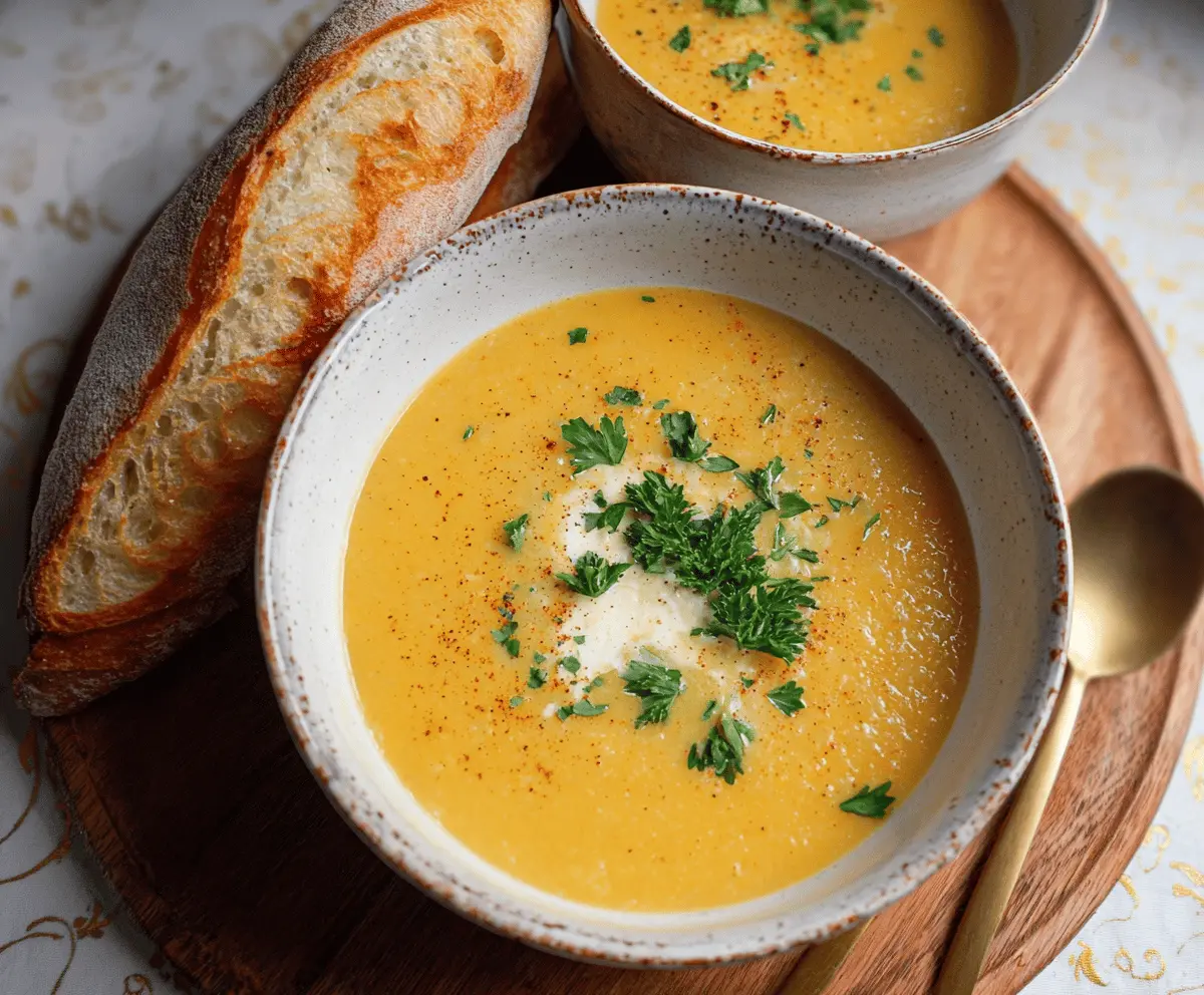 Creamy Vegan Carrot Potato Soup Recipe