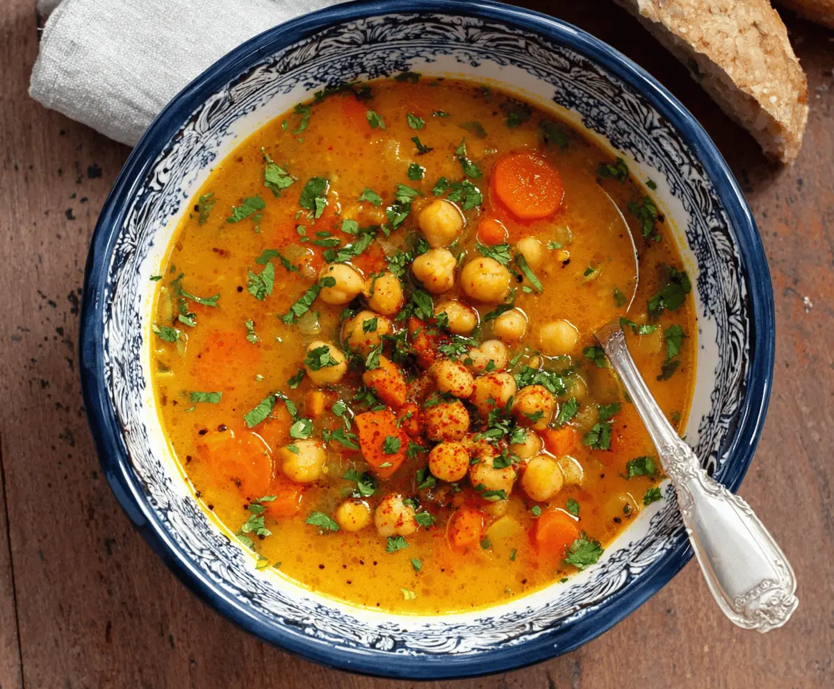 Easy Chickpea Soup Recipe for Quick Meals