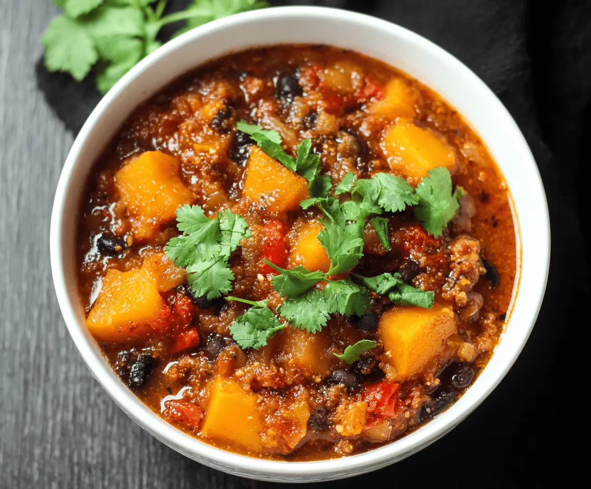 Butternut Squash Chili