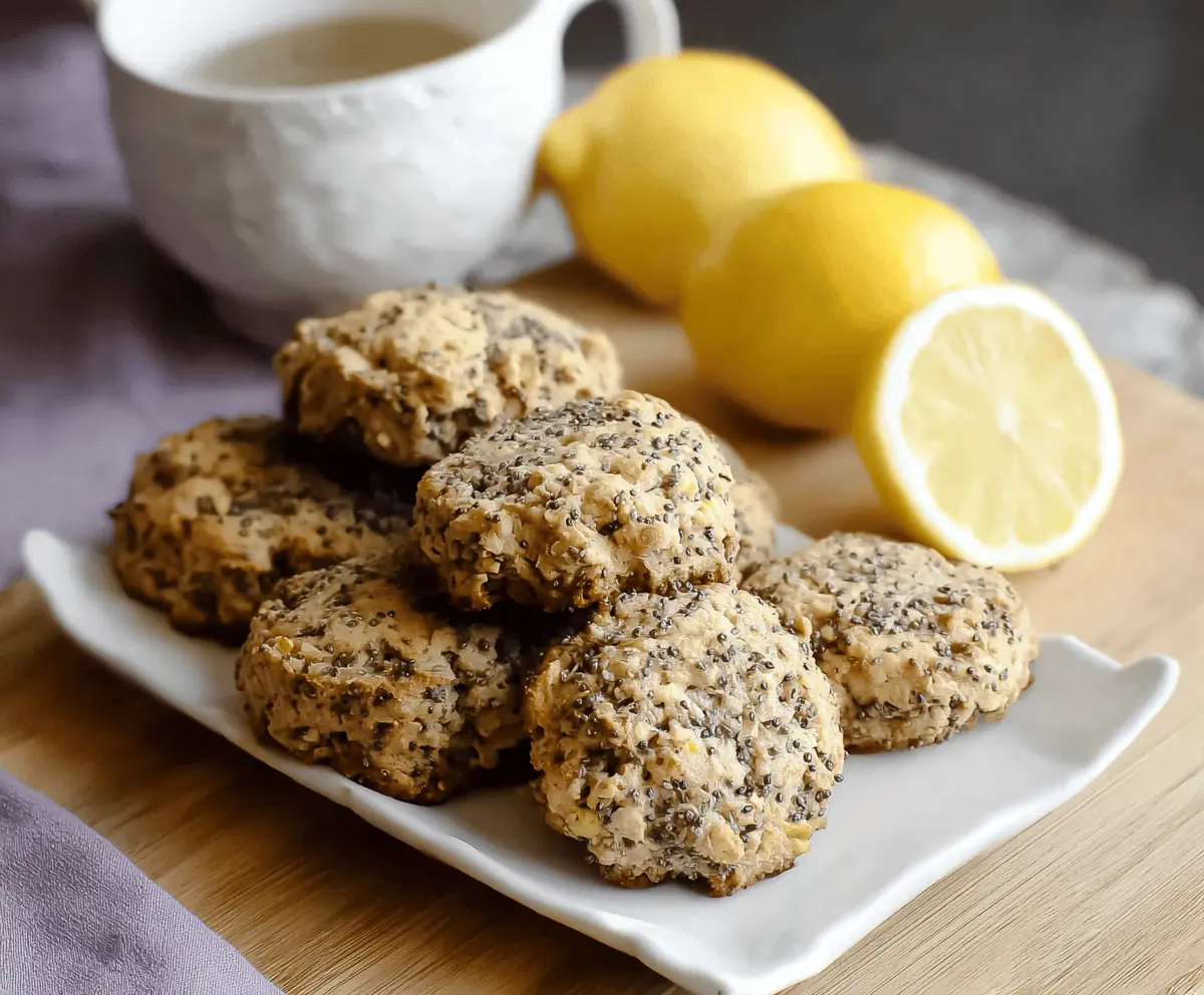 Lemon Chia Breakfast Cookies