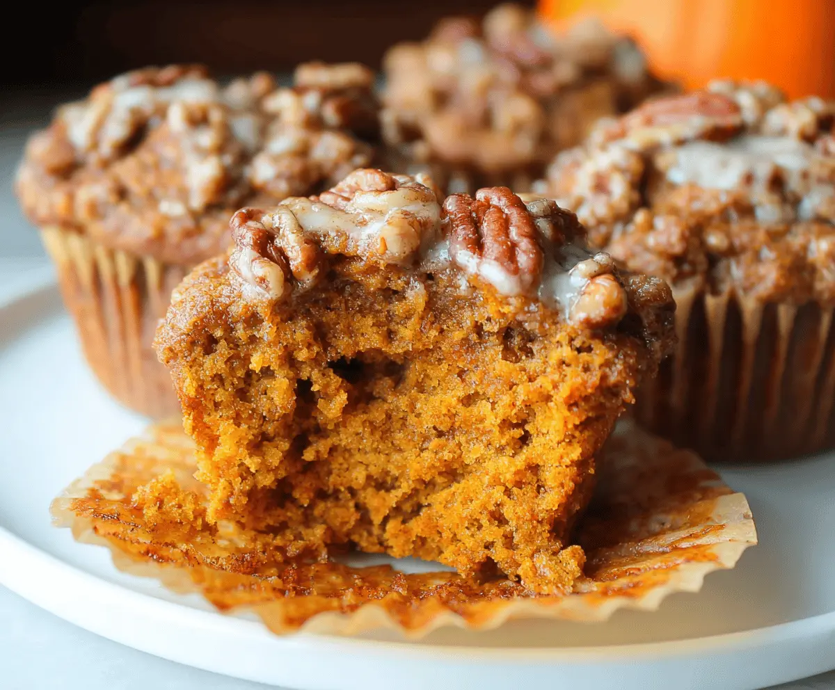Pumpkin Pecan Muffins