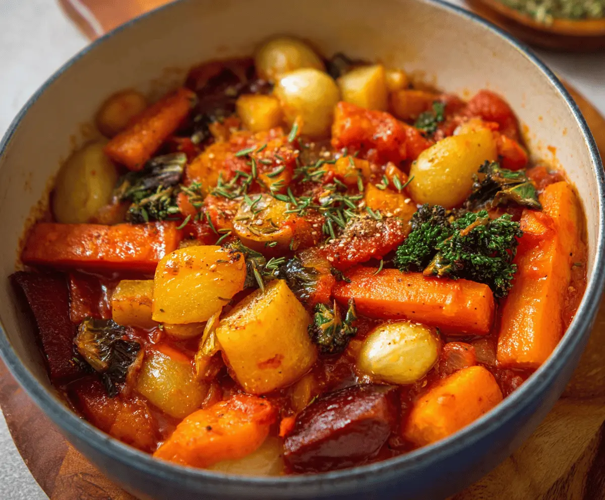 Roasted Root Vegetable Stew