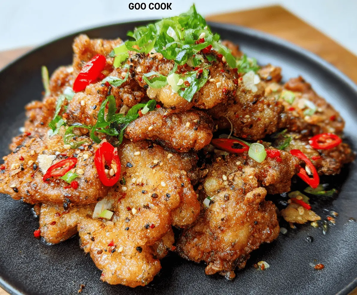 Salt and Pepper Crispy Chicken