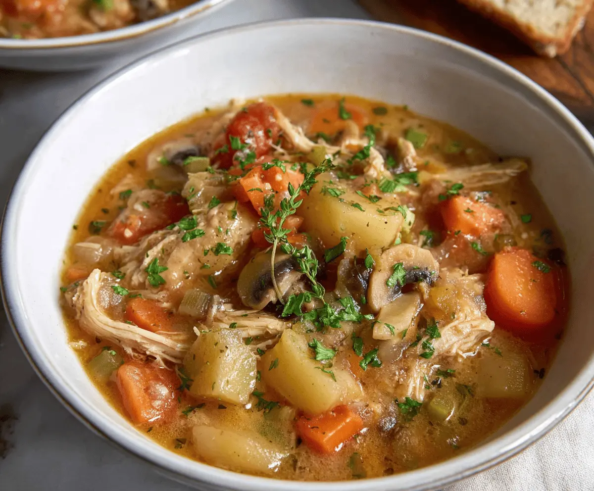 Slow Cooker Chicken Stew