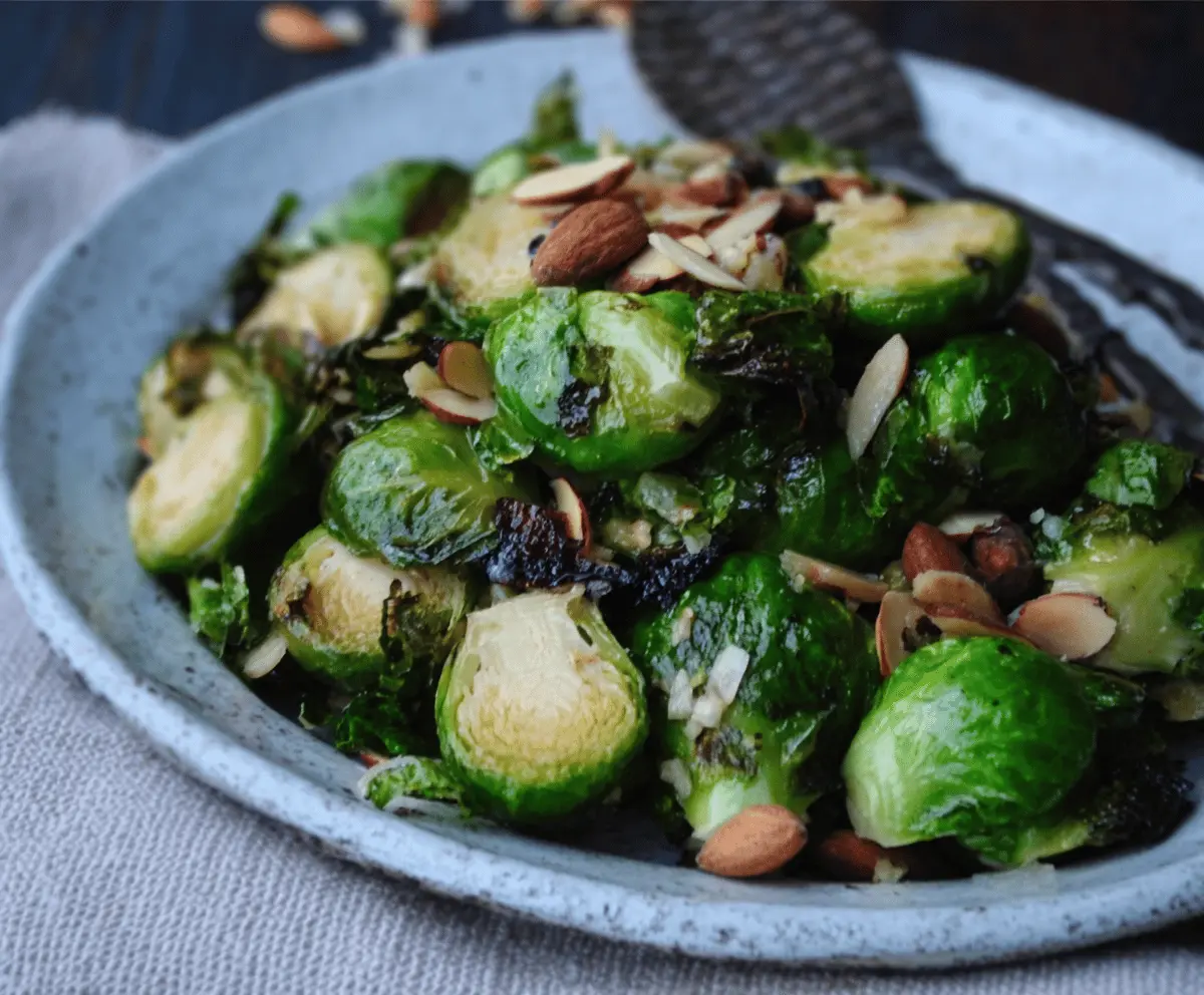 Brussels Sprouts with Brown Butter & Almonds