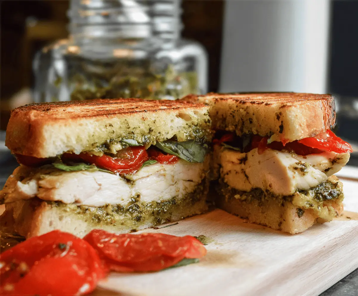 Chicken & Pesto Panini