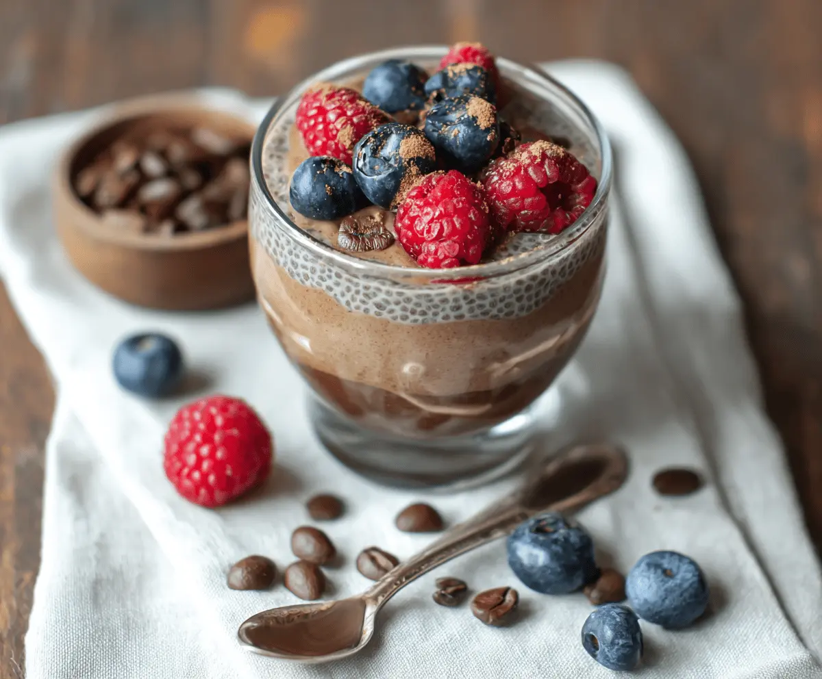 Coffee Mocha Chia Pudding