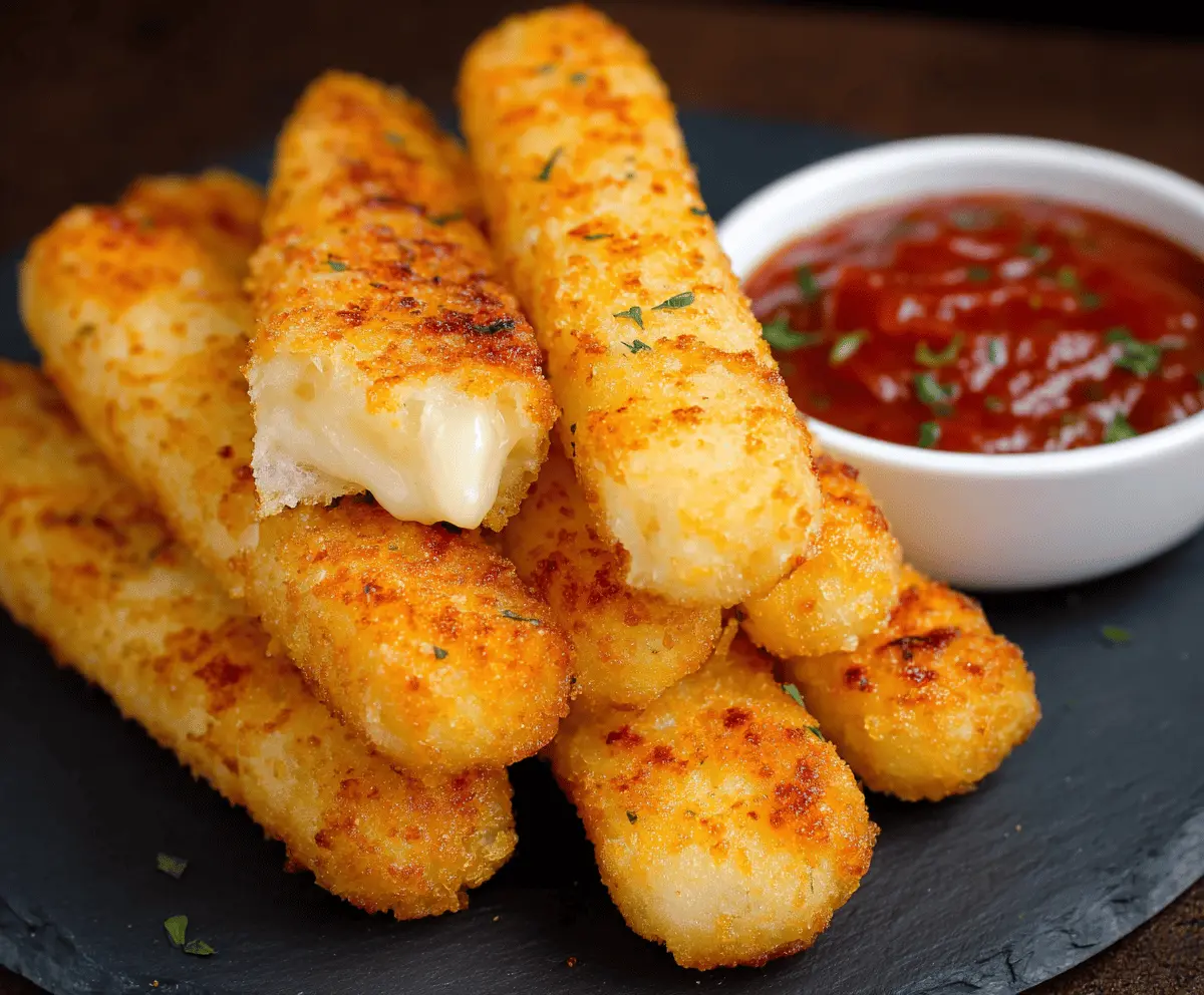 Crispy Homemade Potato Cheese Sticks