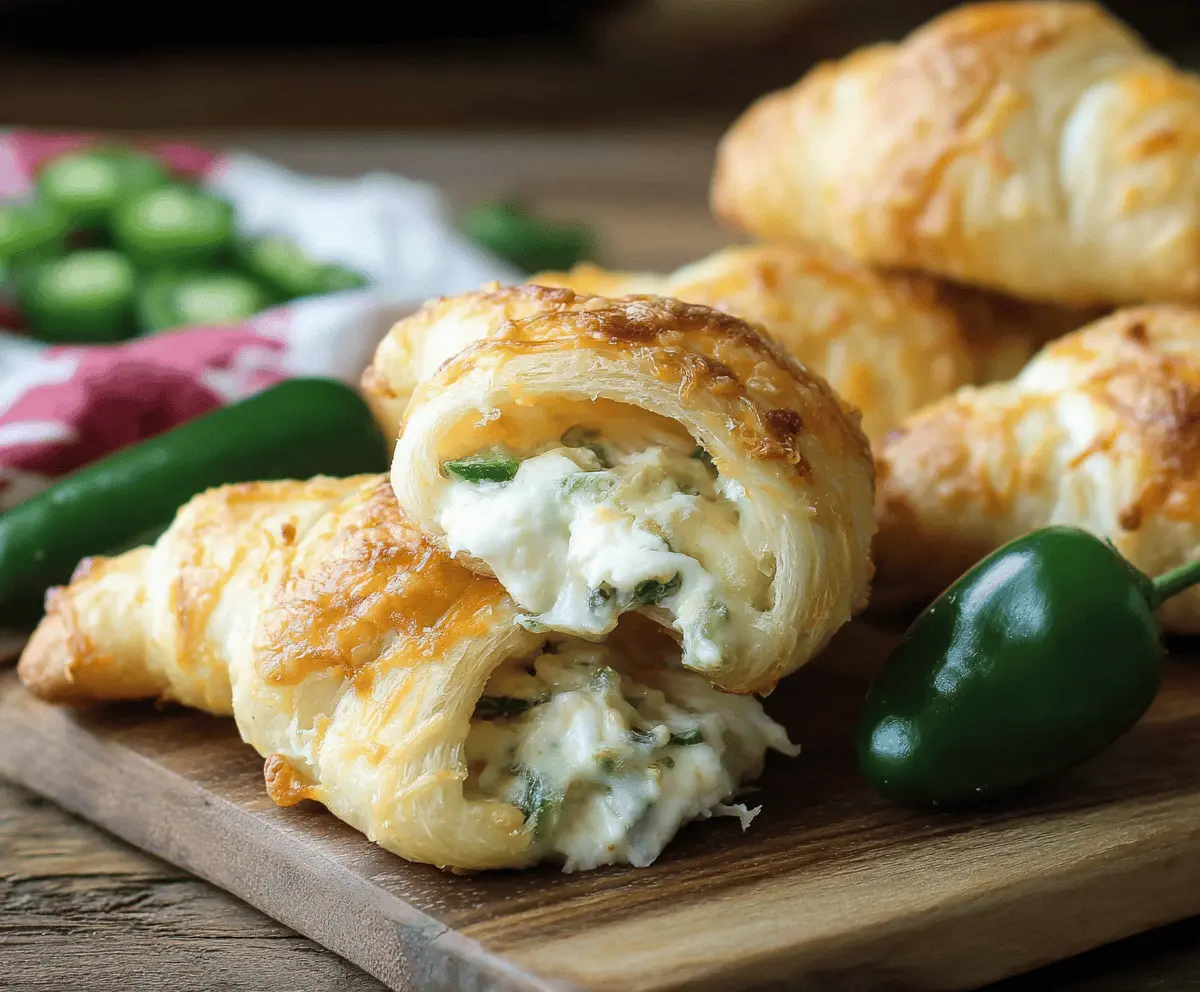 Jalapeno Popper Crescent Rolls