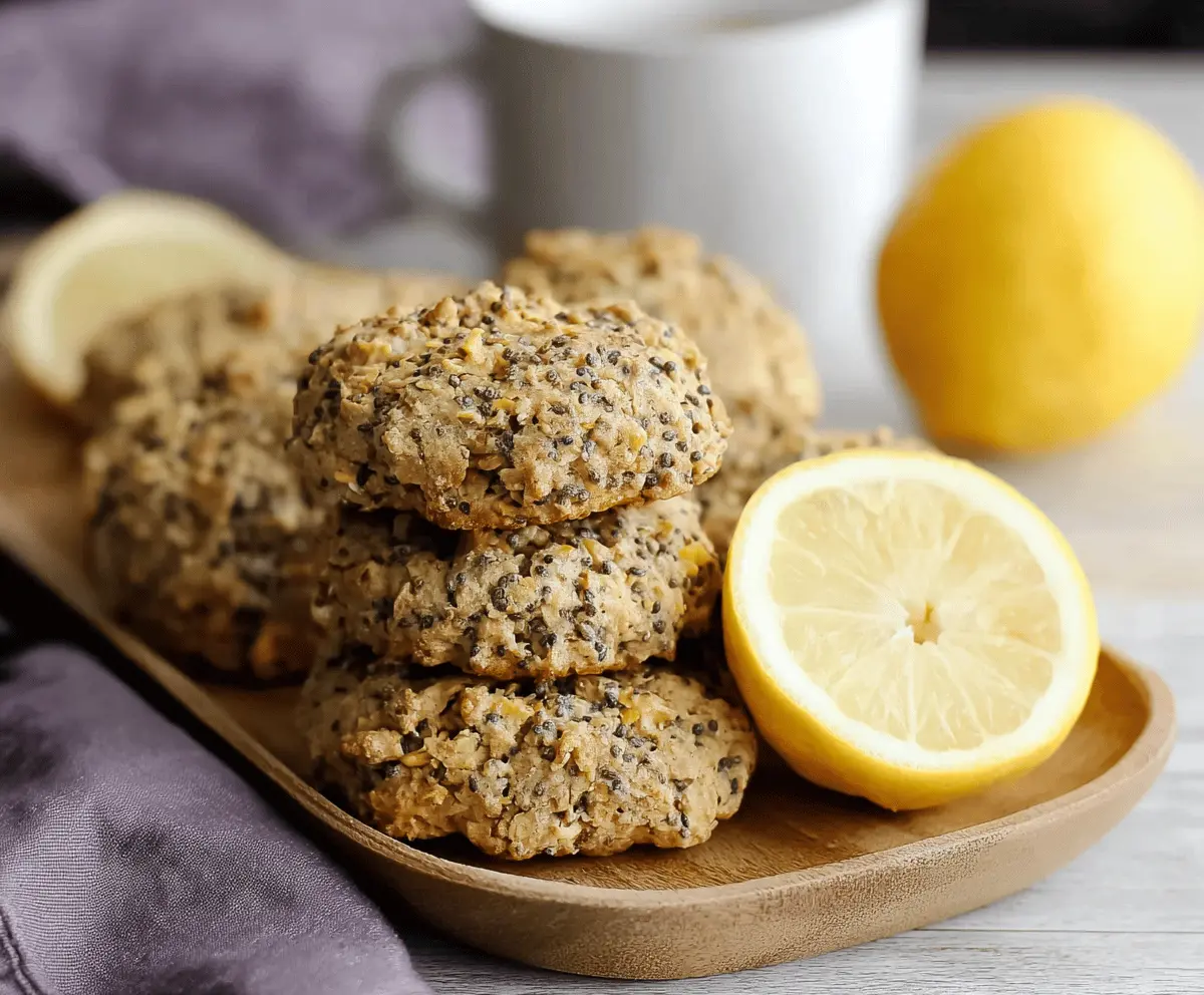 Lemon Chia Breakfast Cookies