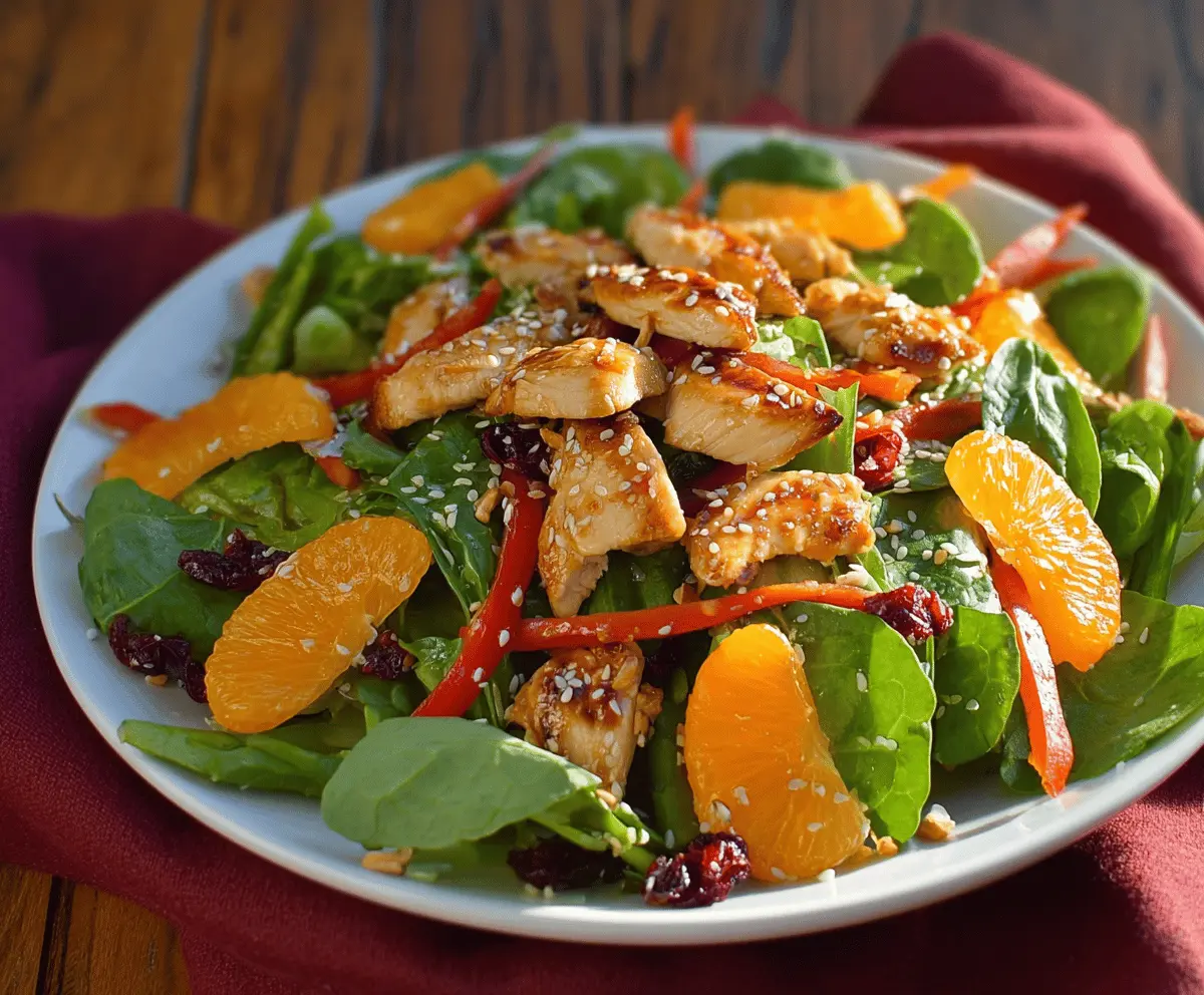 Mandarin Orange Chicken Salad