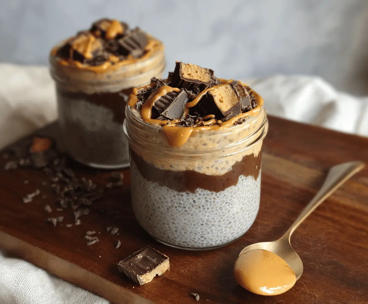 Peanut Butter Cup Chia Pudding