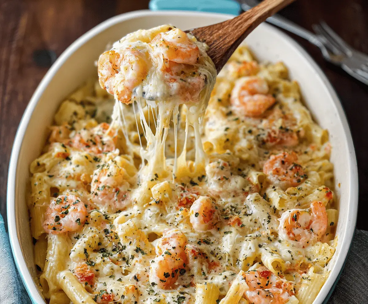 Shrimp Alfredo Bake Recipe