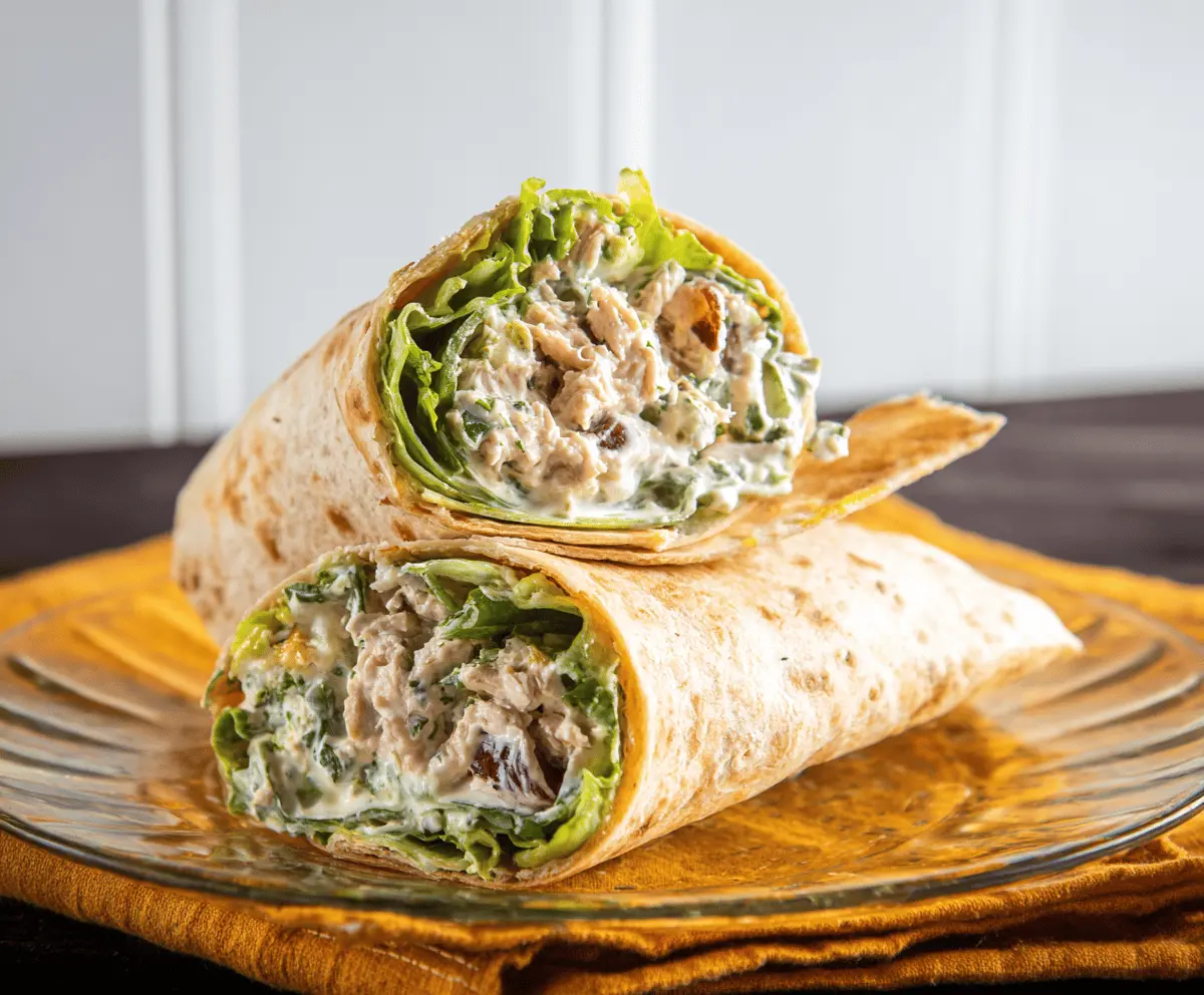 Tuna Cottage Cheese Wraps