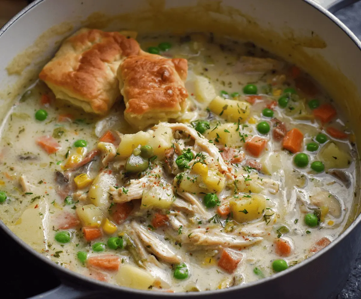 Turkey Pot Pie Soup