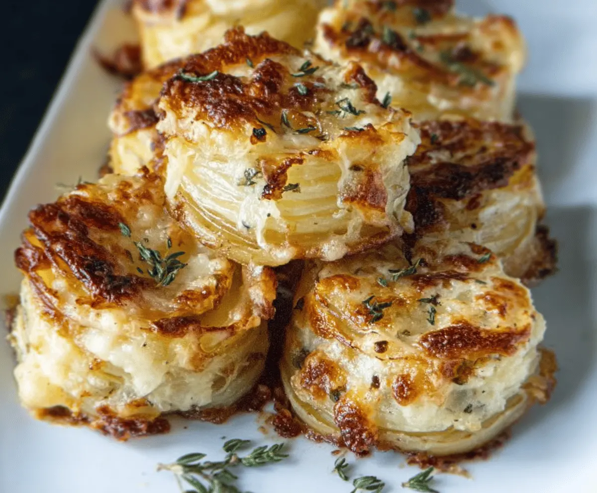 Au Gratin Potato Stacks