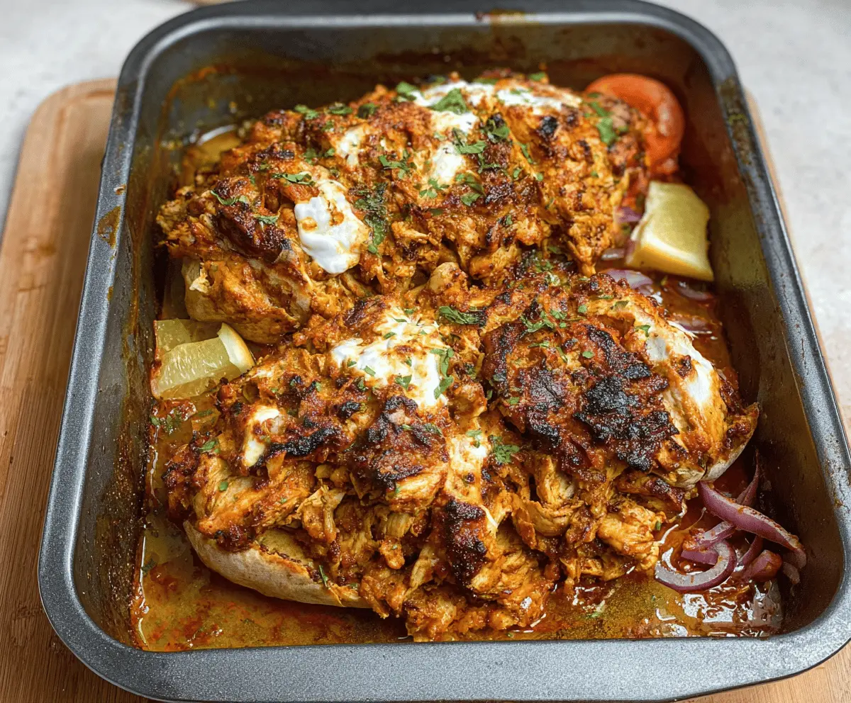 Chicken Shawarma in a Loaf Pan