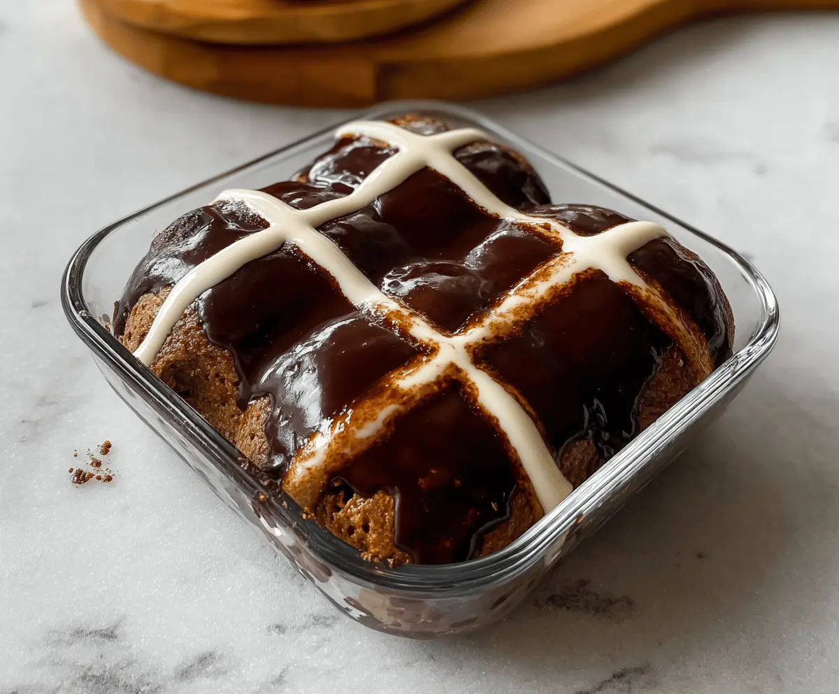 Chocolate Hot Cross Bun Overnight Weetbix