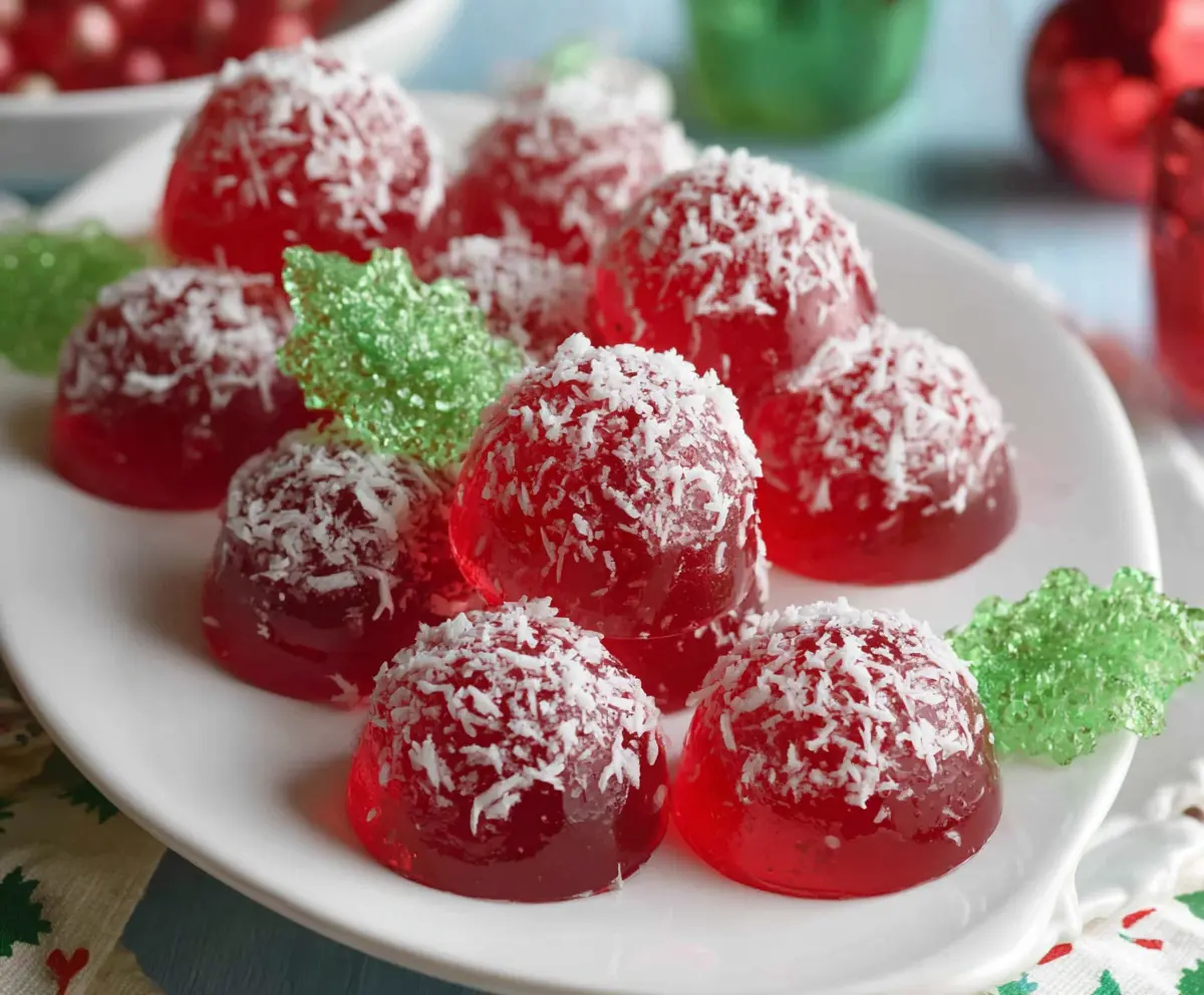 Christmas Jello Balls Recipe