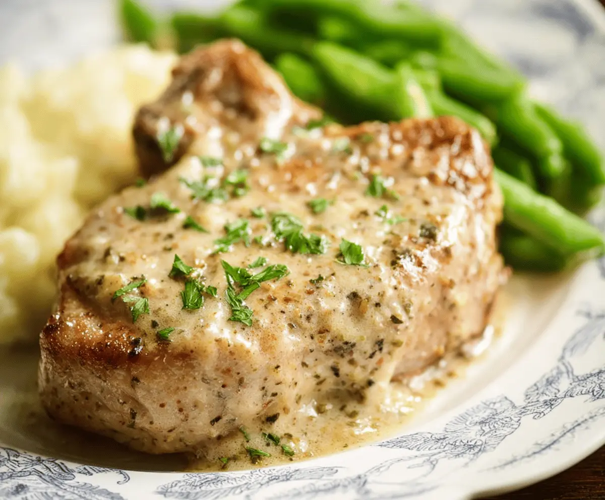 Crockpot Ranch Pork Chops