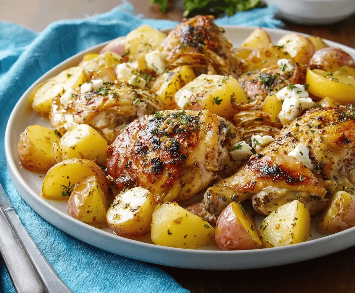 Greek Lemon Chicken and Potatoes