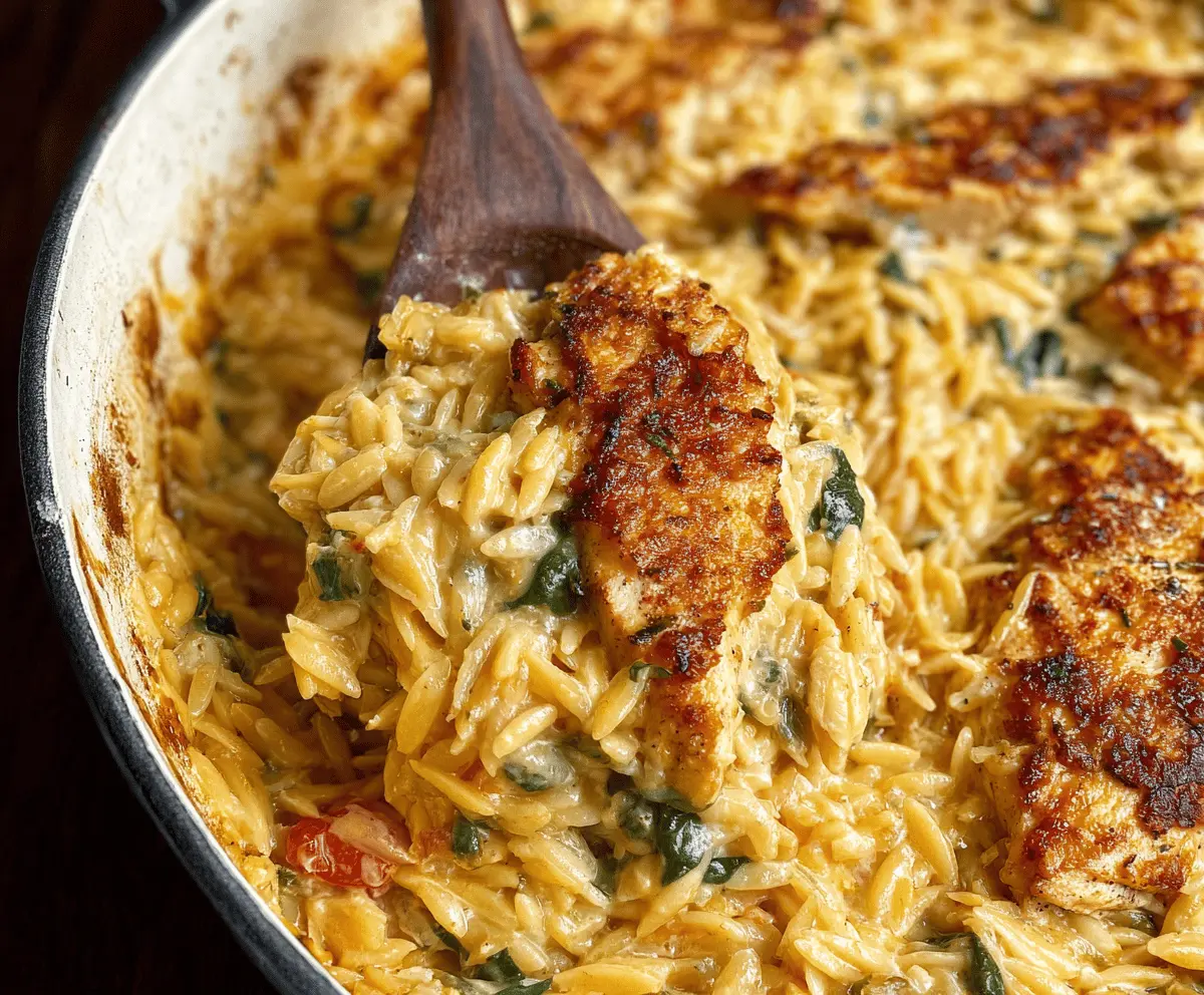 Monterey Chicken One-Pan Orzo