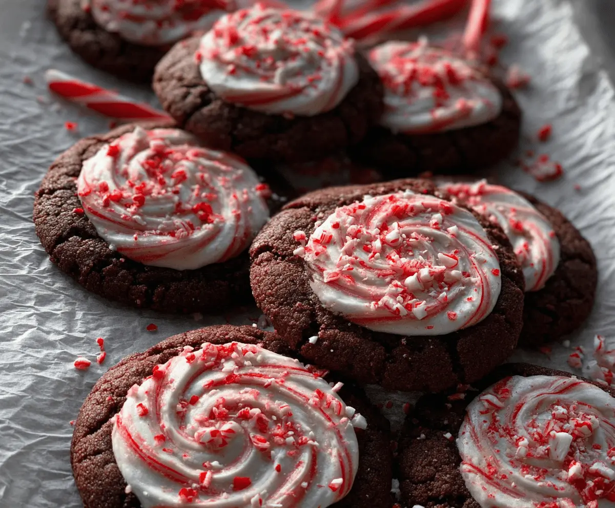 Peppermint Chocolate Cookies