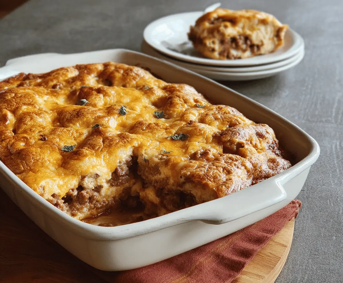 Simple Sausage Casserole