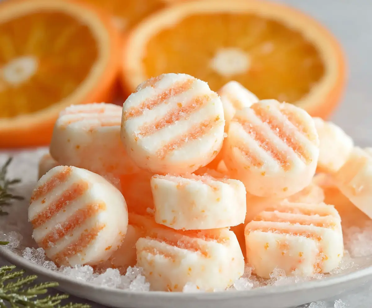 Sweet Orange Cream Cheese Mints