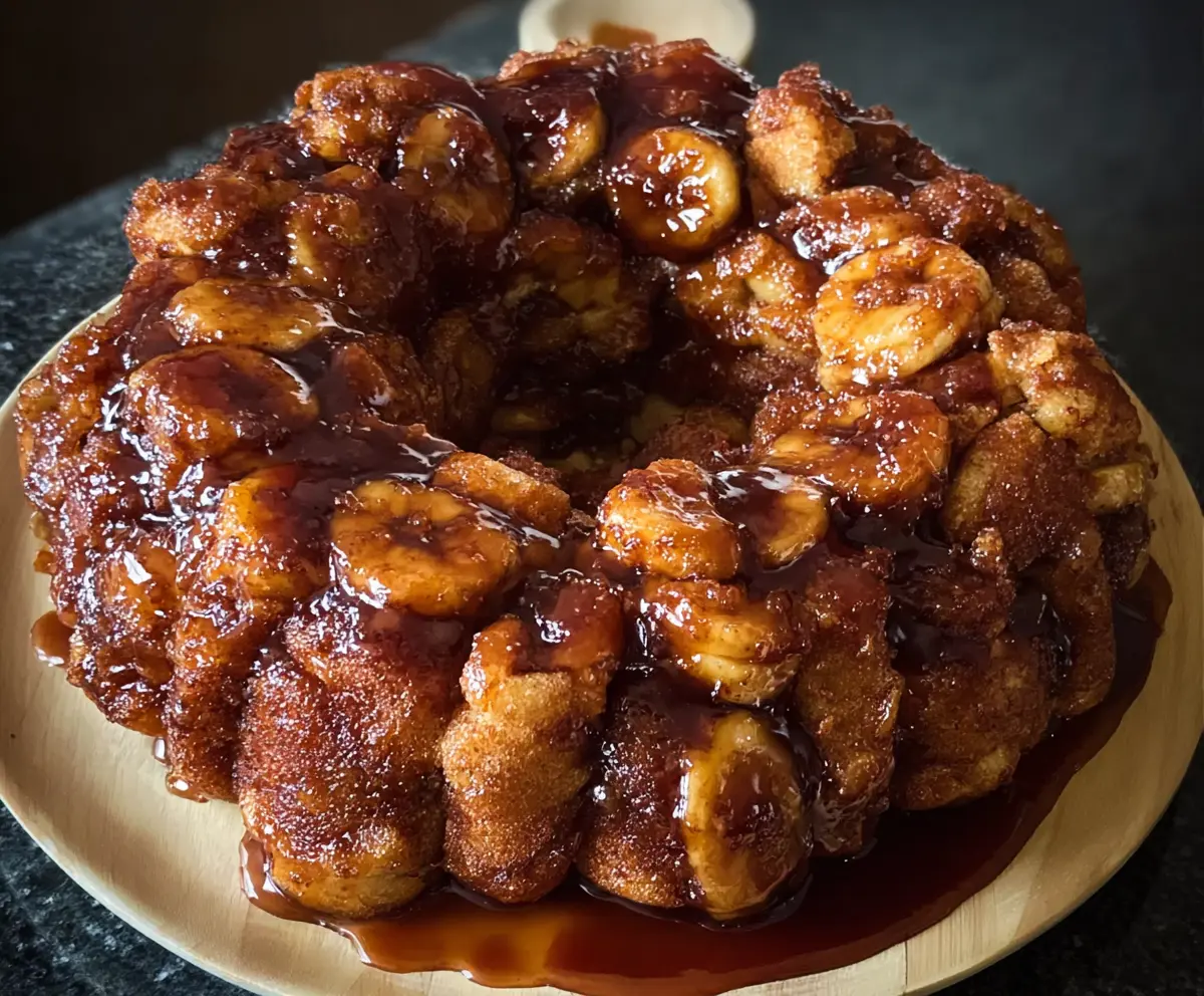 Bananas Foster Monkey Bread