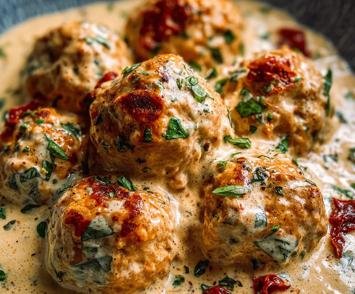 Creamy Marry Me Chicken Meatballs