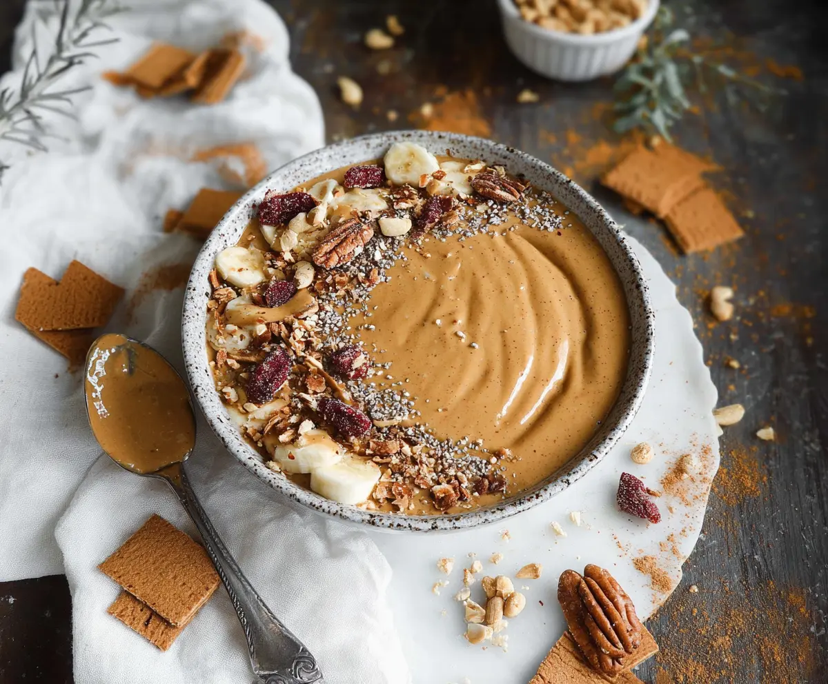 Gingerbread Smoothie Bowl