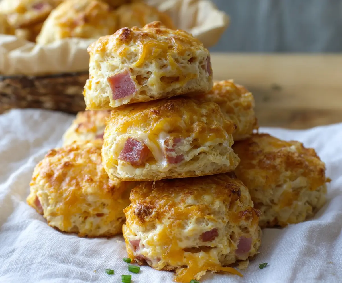 Ham & Cheese Biscuits