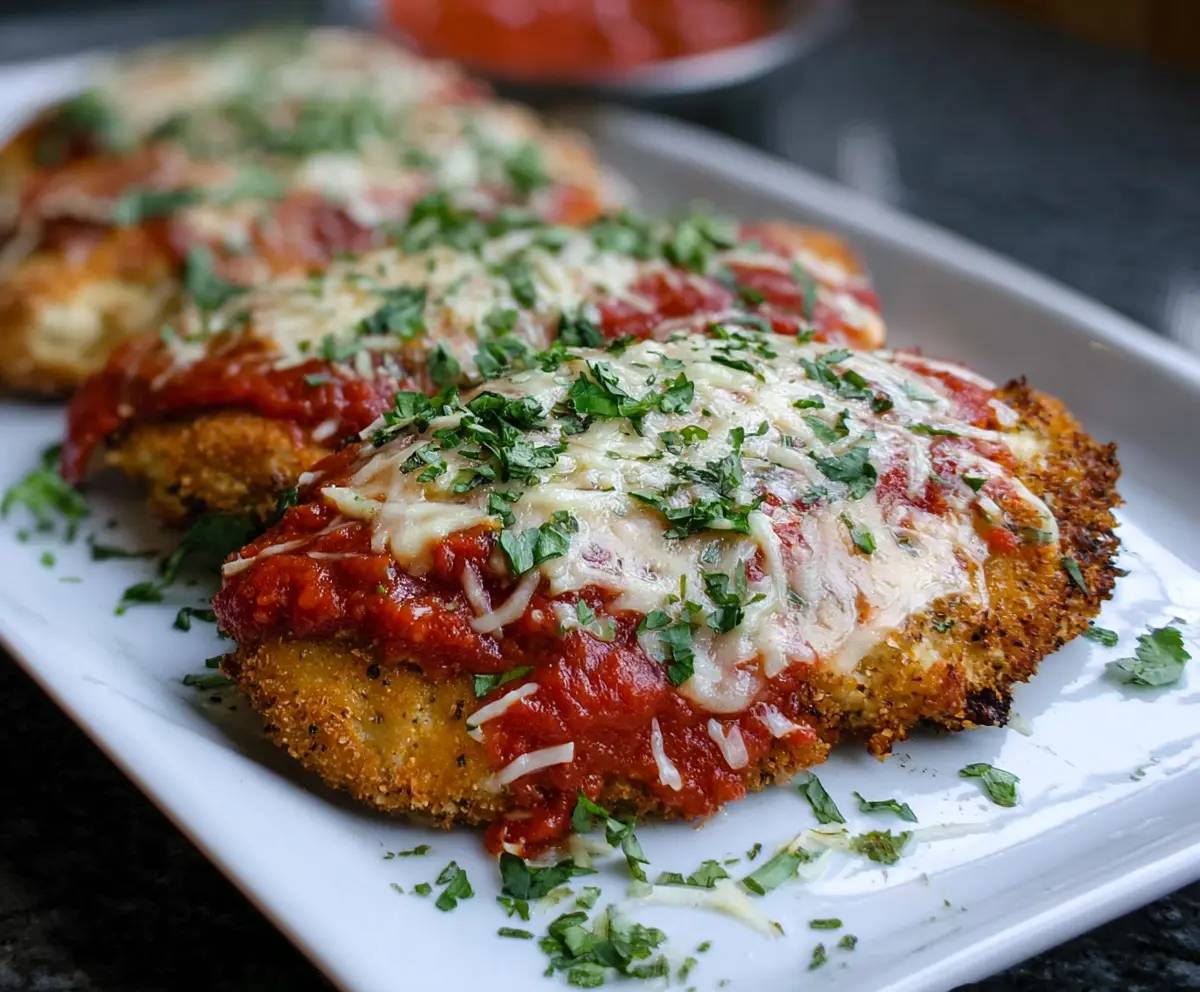 Panko-Breaded Pork Parmigiana