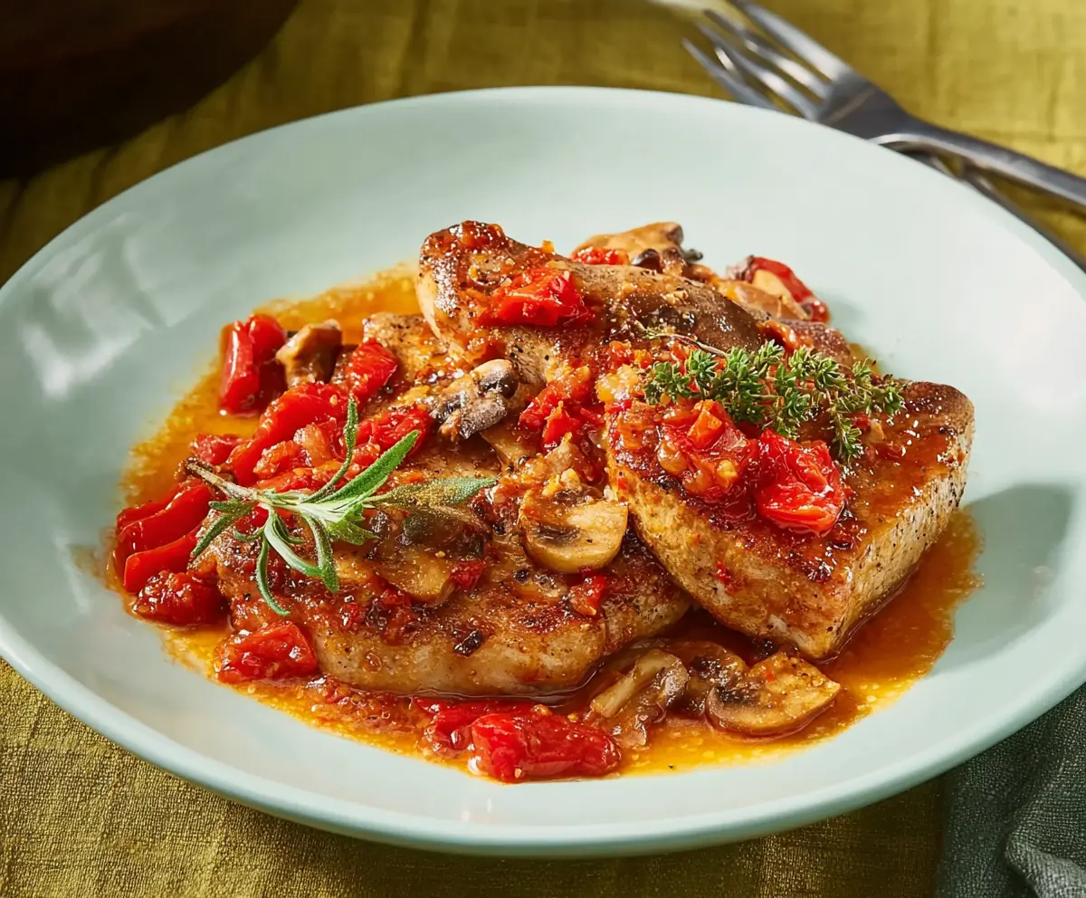 Pork Chops Italiano
