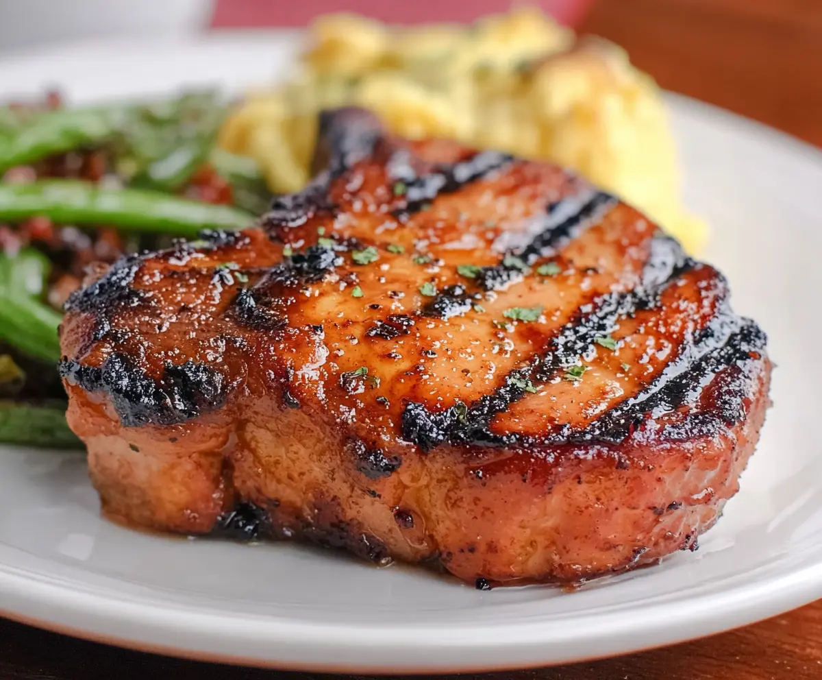 Southern Sweet Grilled Pork Chops