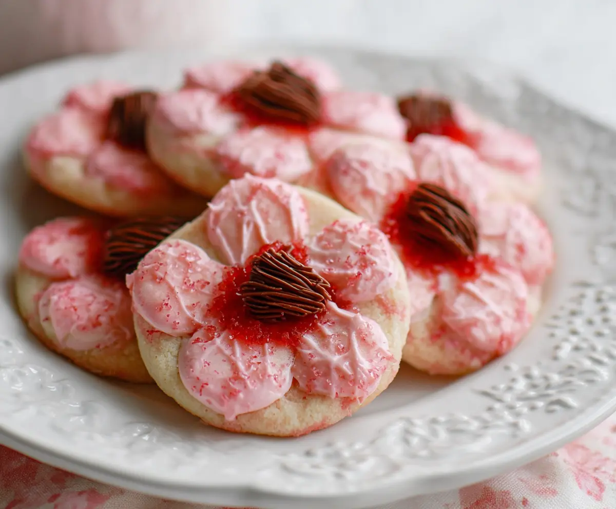 Sweet Cherry Blossom Cookies