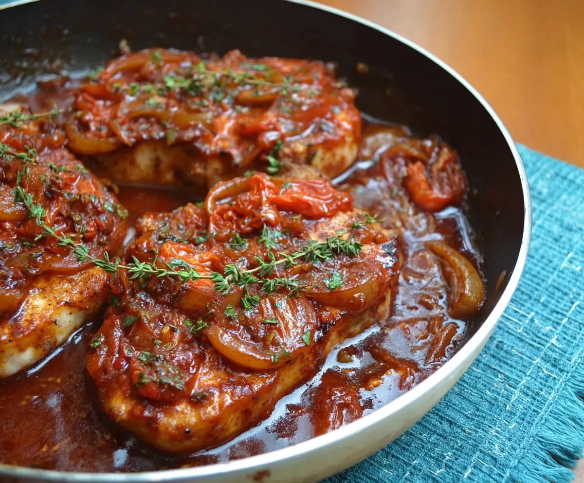 Tomato Pork Loin Chops