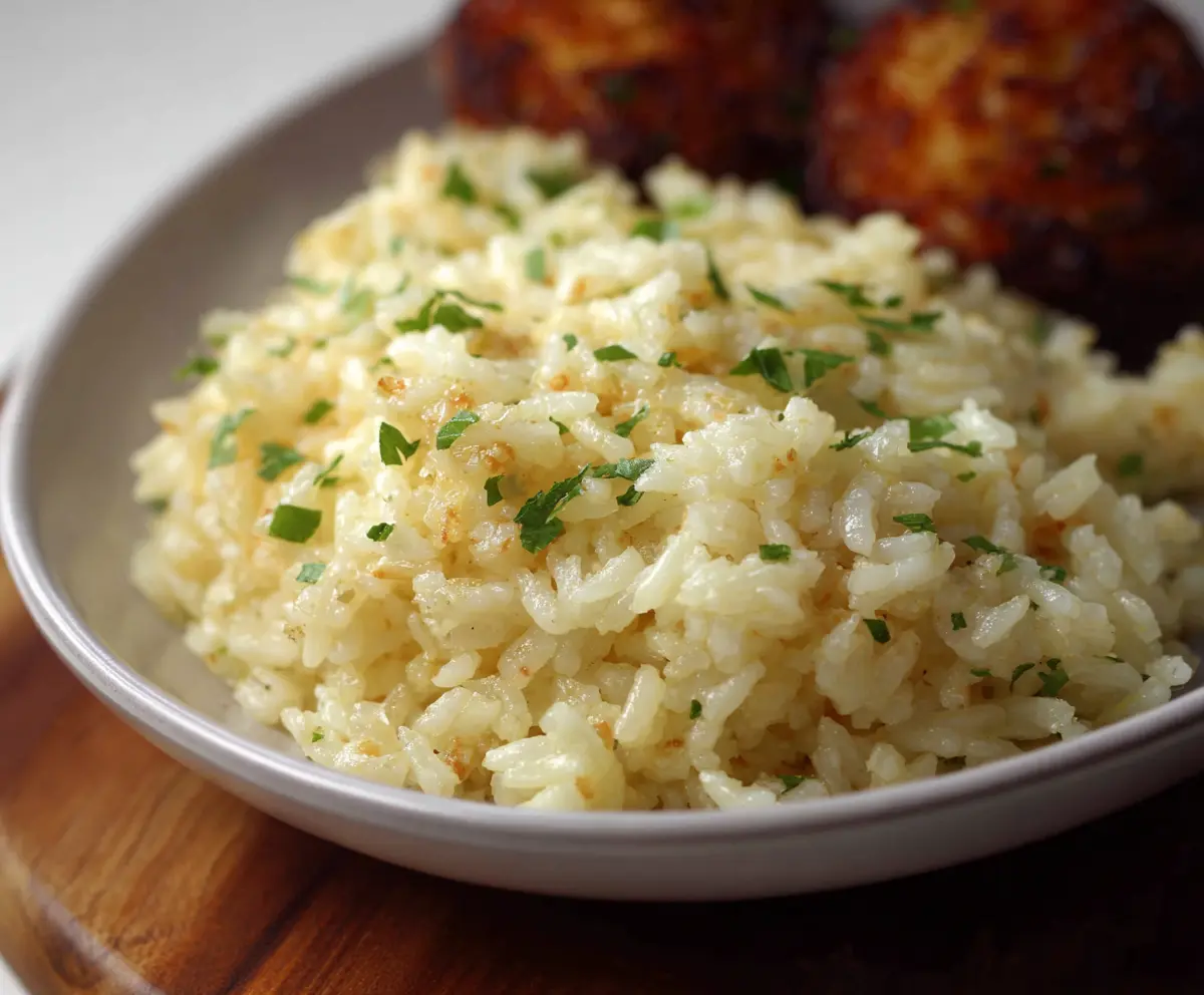 Garlic Parmesan Rice