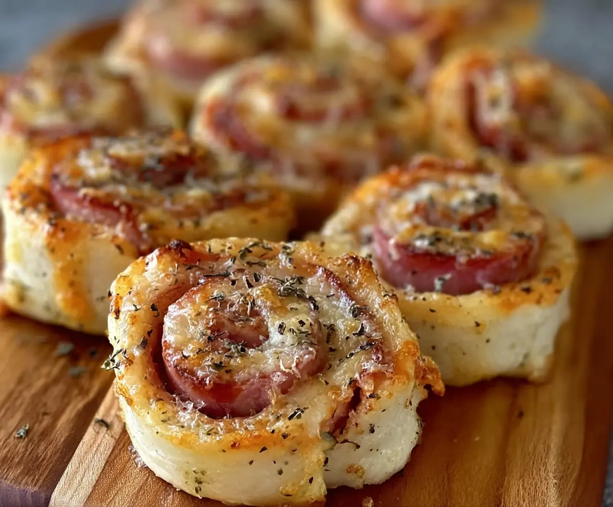 Savory Ham and Cheese Pinwheels