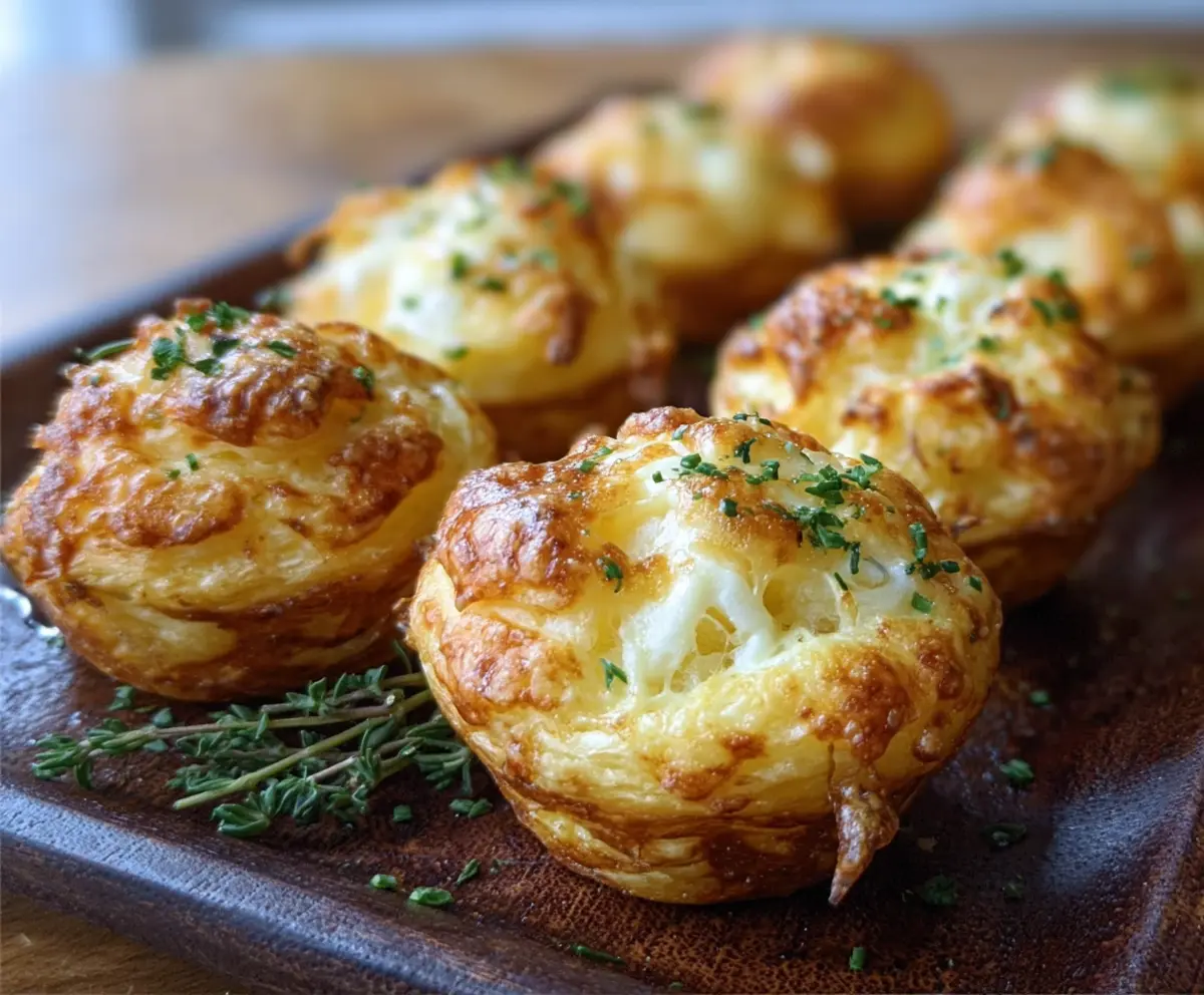 Creamy Potato Puffs with Cheese Delight