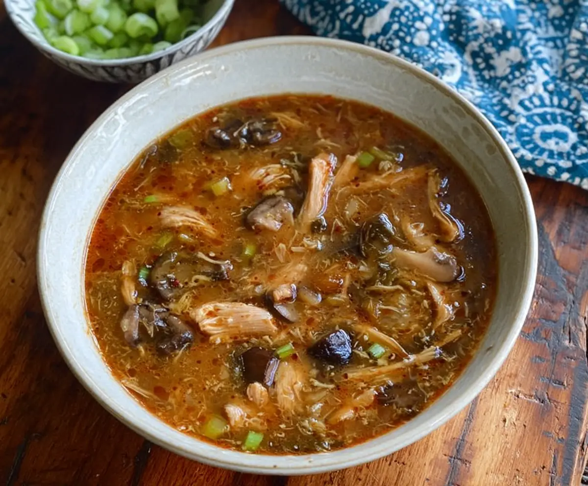 Instant Pot Hot and Sour Chicken Soup
