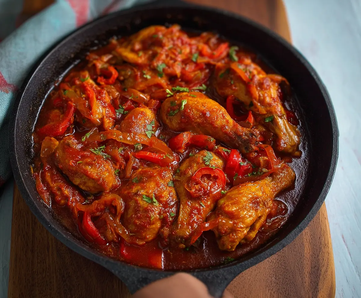 Red Stew Chicken