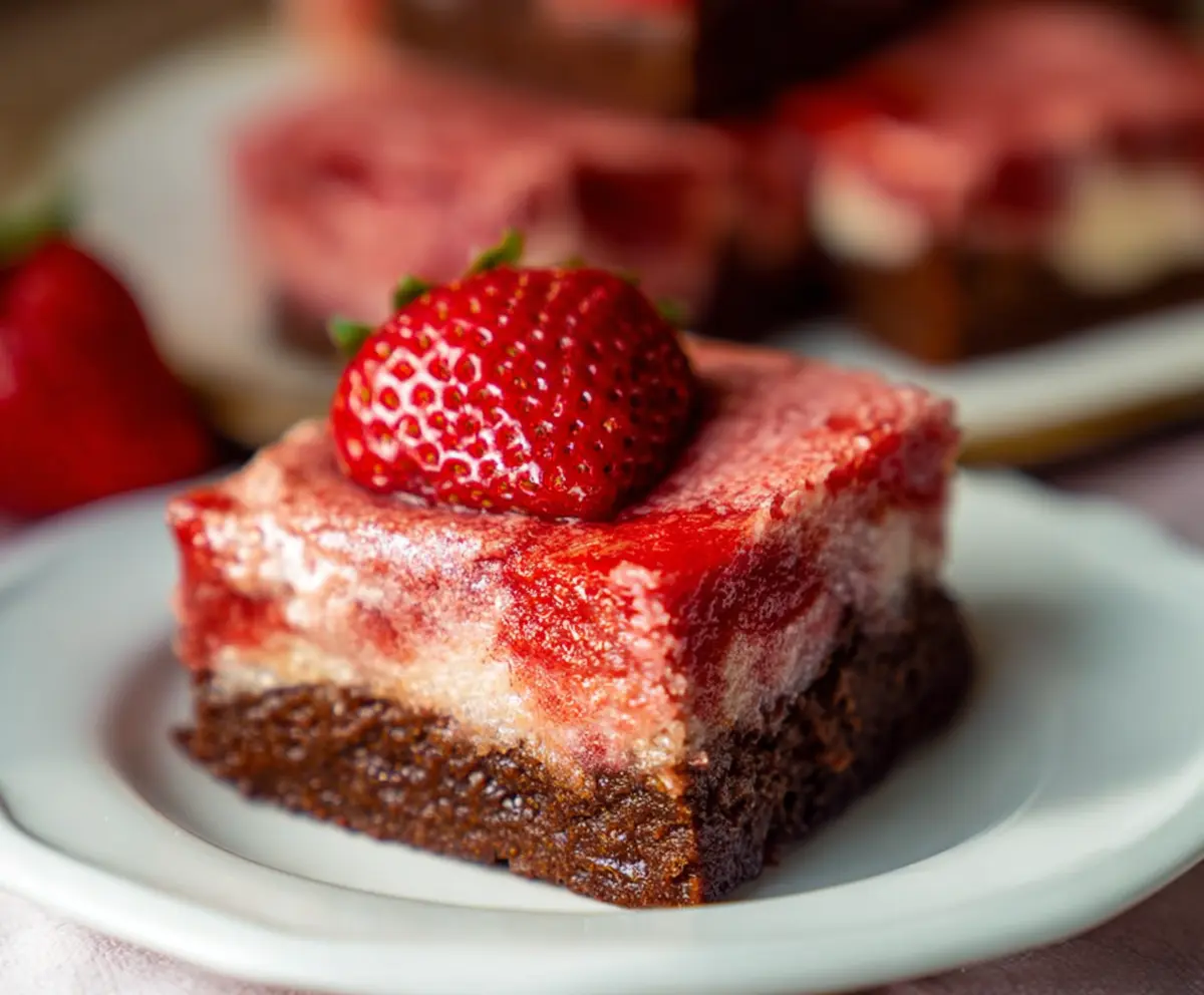 Strawberry Brownies