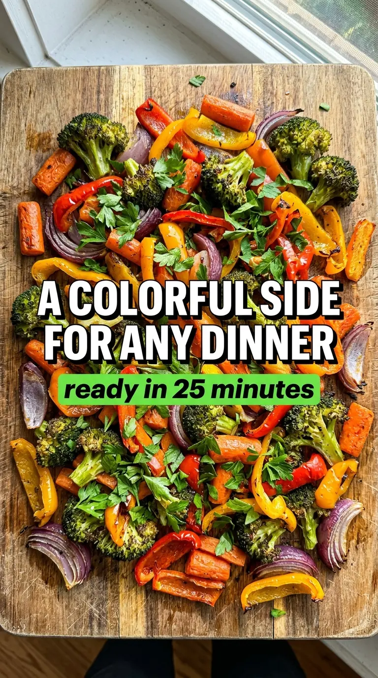 Oven Roasted Vegetables caramelized tender-crisp