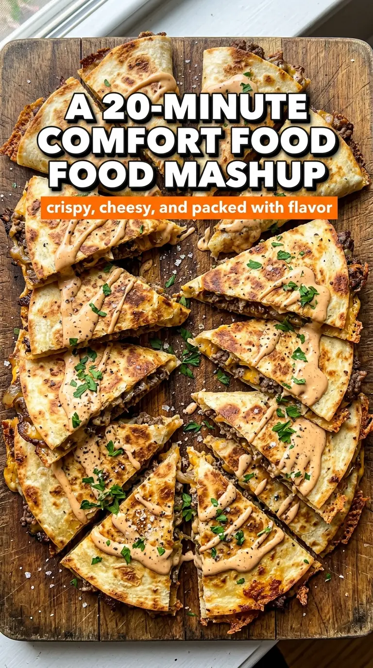 Smashburger quesadillas crispy cheesy burger-flavored