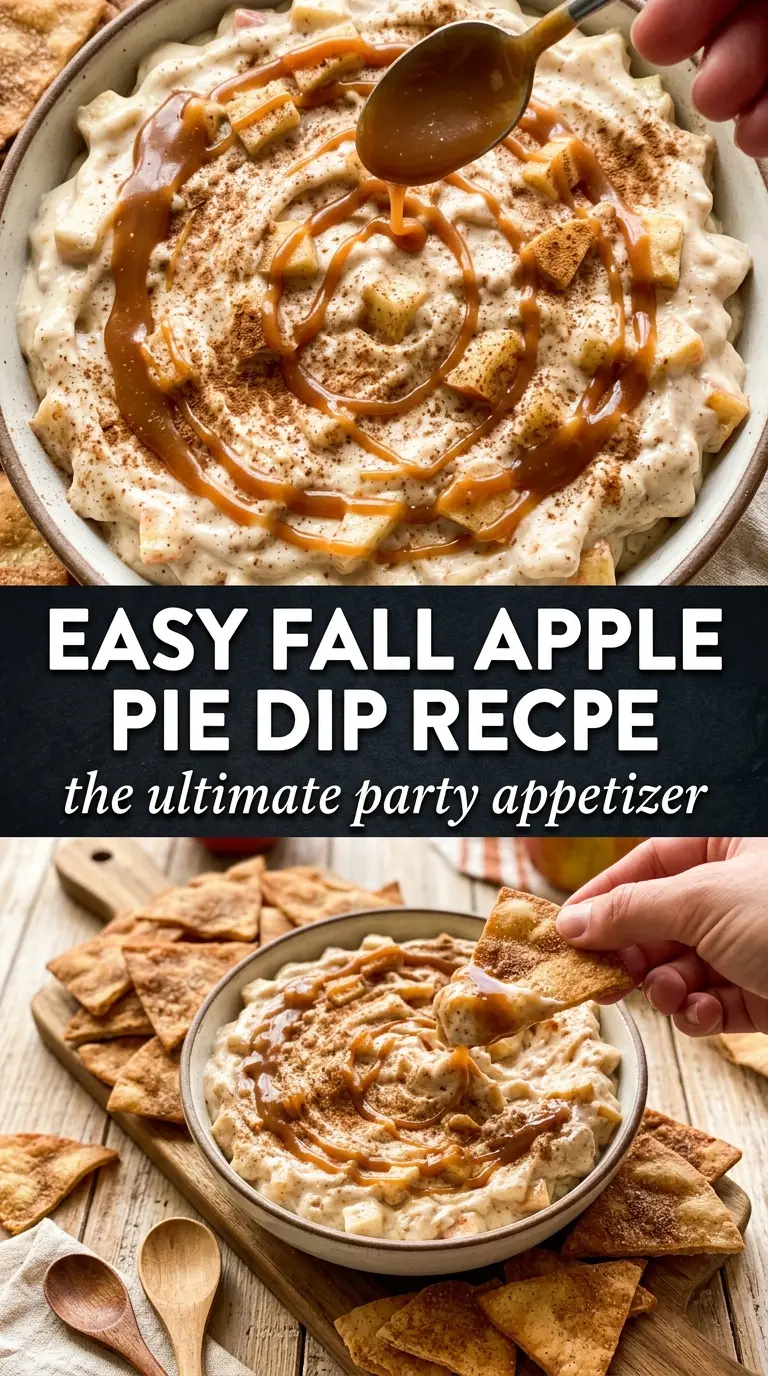 Apple Pie Dip With Cinnamon Sugar Chips